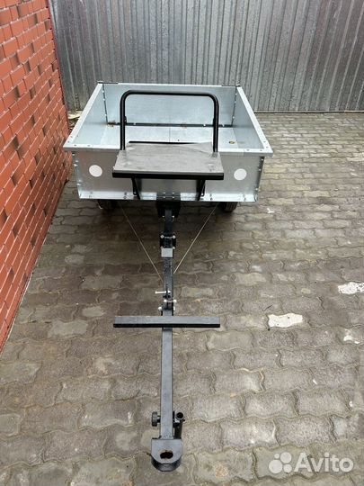 Прицеп для мотоблока тпм-500-1 про оцинкованный