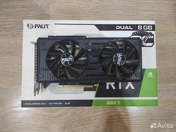 Видеокарта Palit RTX 3060ti dual Os LHR