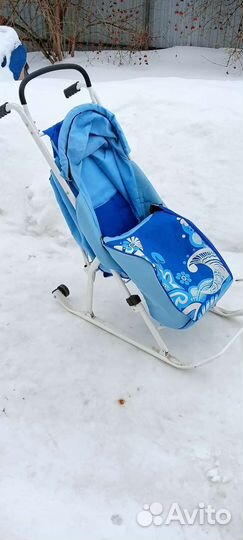 Детские санки коляска бу
