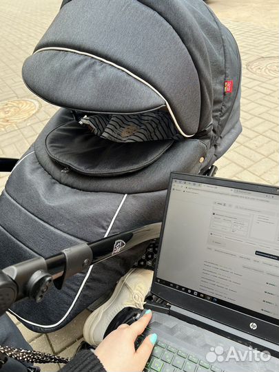 Коляска 2 в 1 bebe mobile innes