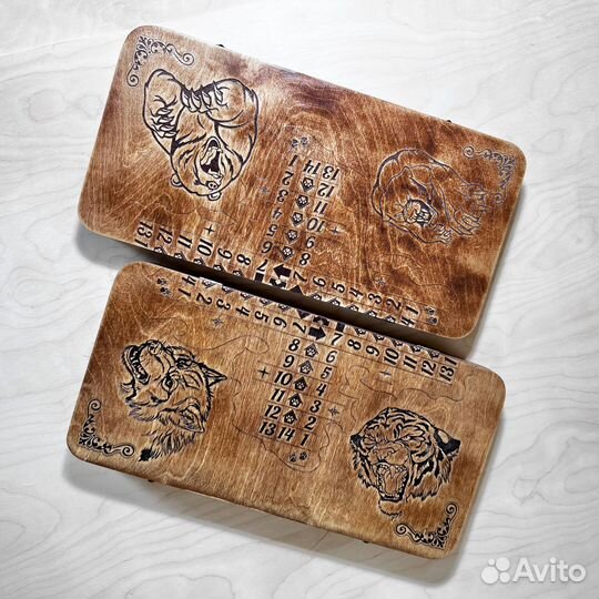 Нарды + Парчис (Лудо). 2 в 1 Эксклюзив. 50х50