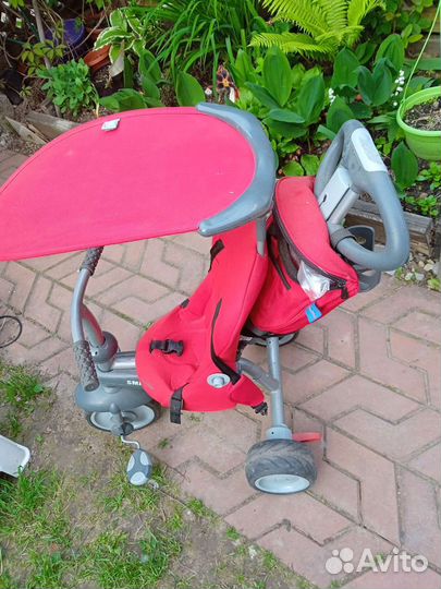 Велосипед с родительской ручкой