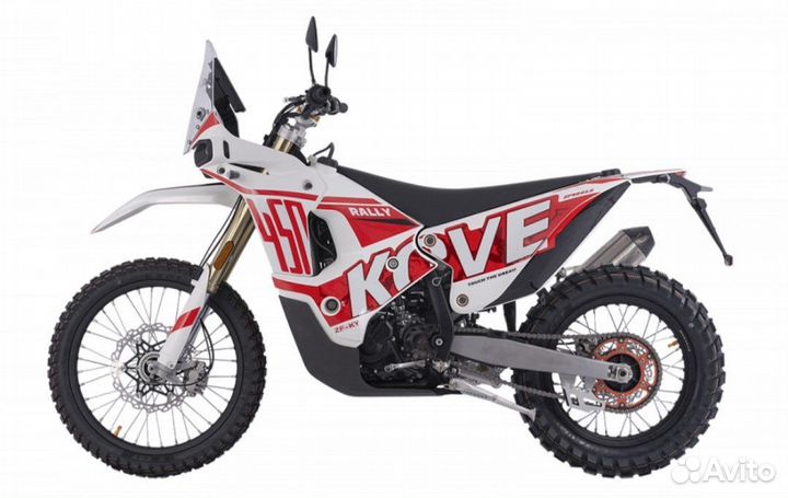 Мотоцикл kove 450rally regular edition(LOW seat)