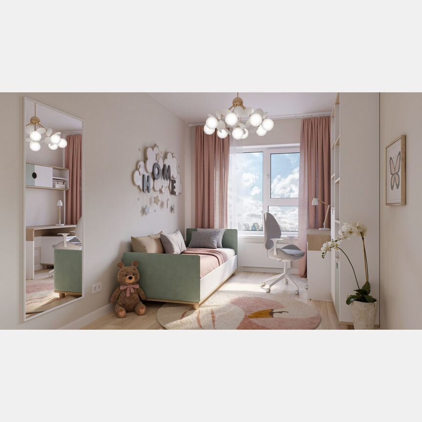 1-к. квартира, 36 м², 9/9 эт.