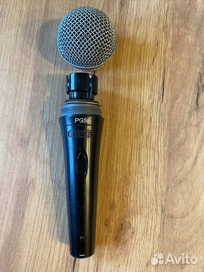 Микрофон Shure PG 58 динамический