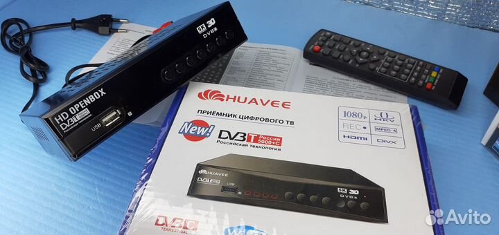 Новые Тв приставки Hd Tv Huavee 20 эфирных каналов