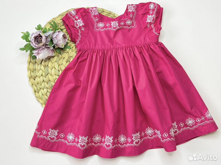 Пакет фирменных летних вещей для девочки 74-80 см