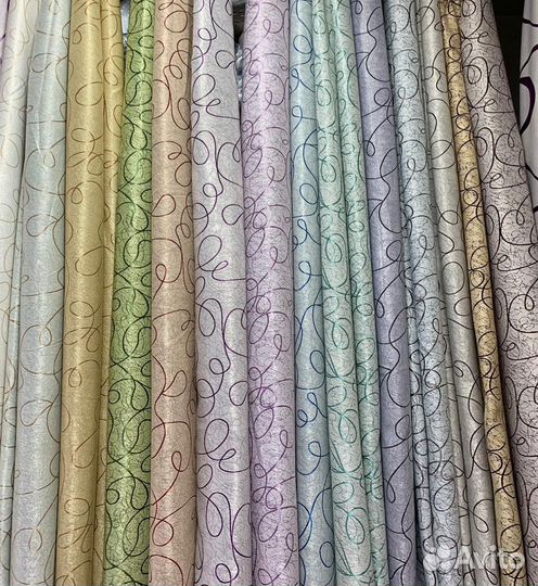 Шторы готовые, блэк-аут паутинка