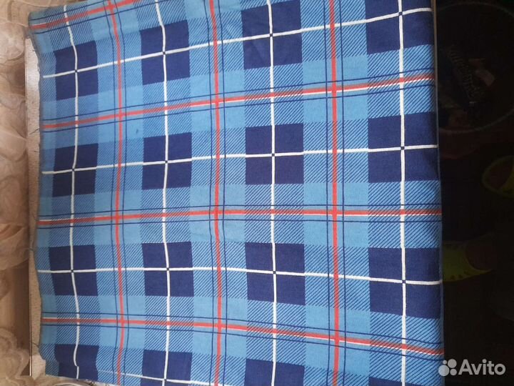 Ткань байковая ,новая 3,5 метра