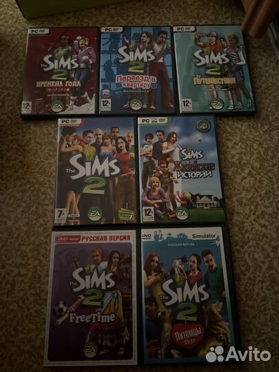 Компьютерные игры диски Sims