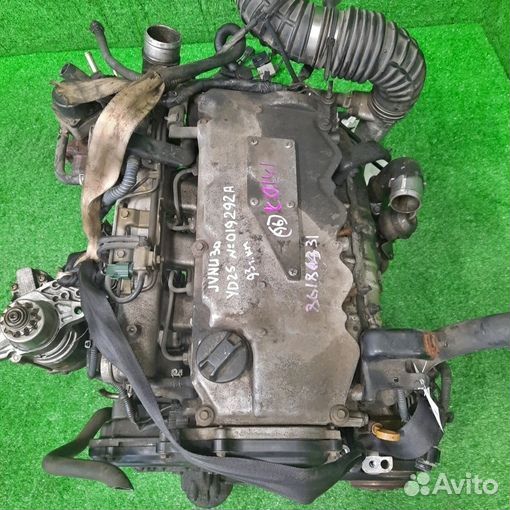 Двигатель в сборе двс nissan bassara jvnu30 yd25dd