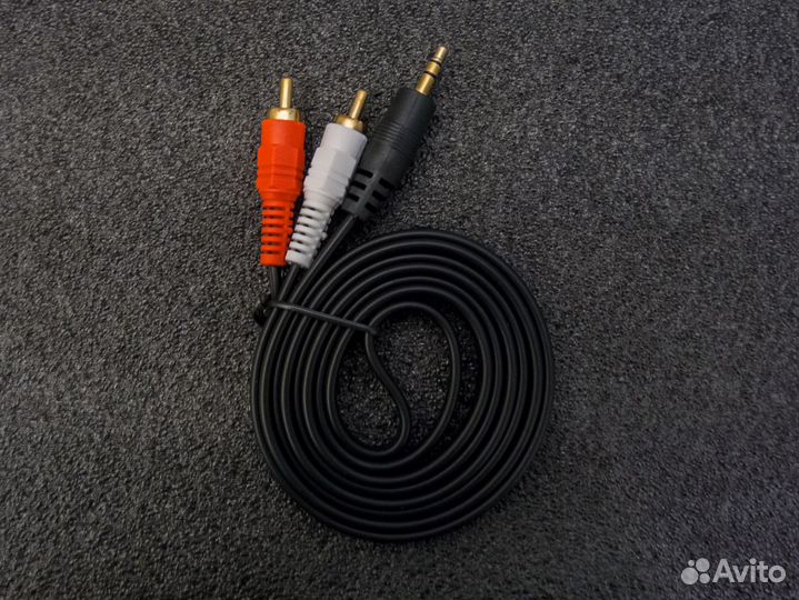 AUX mini Jack 3.5мм - 2x RCA 1.5м