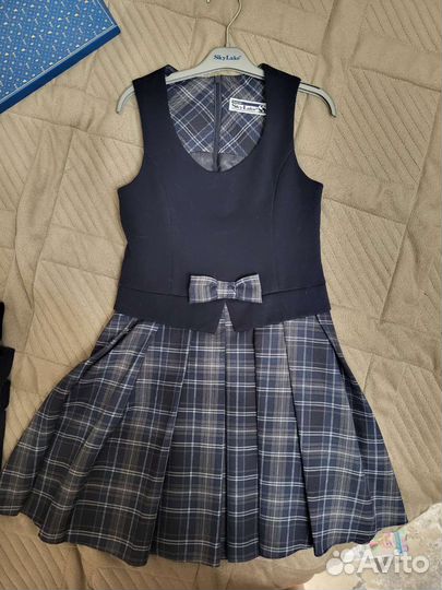Школьная форма для девочки 134 140 синяя