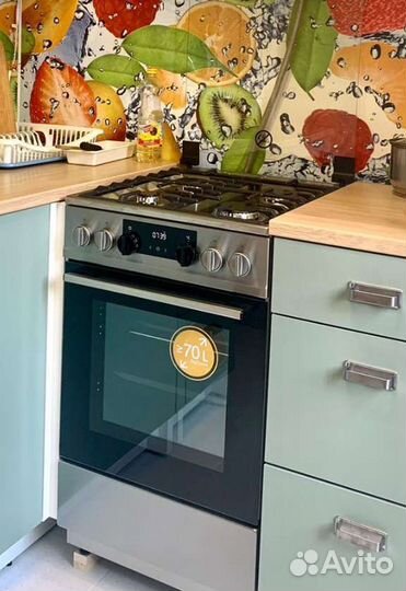 Газовая плита бу gorenje K 5351 XF с дефектом