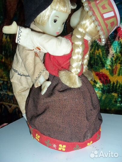 Кукла танцоры латвия парная