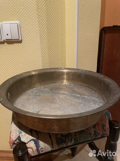 Таз латунный