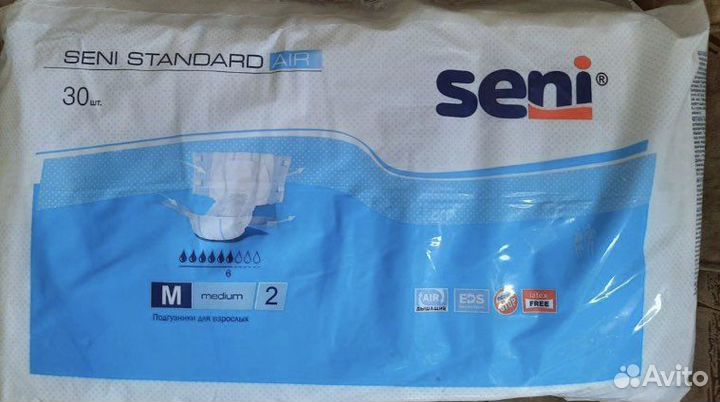 Памперсы для взрослых seni 2