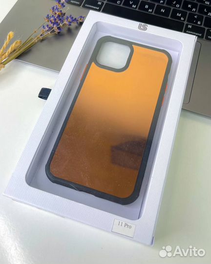 Чехол для iPhone 11Pro Mirrors chocolate