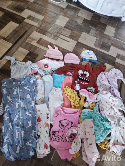 Вещи пакетом на девочку 56-62