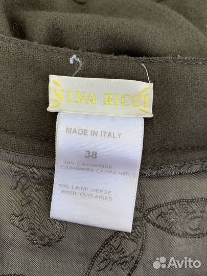 Юбка Nina Ricci шерсть