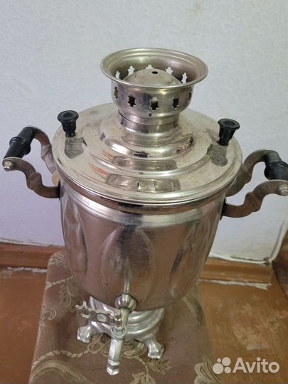 Самовар на дровах старинный