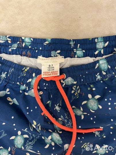 Шорты плавки для мальчика Zara home 6-7 лет