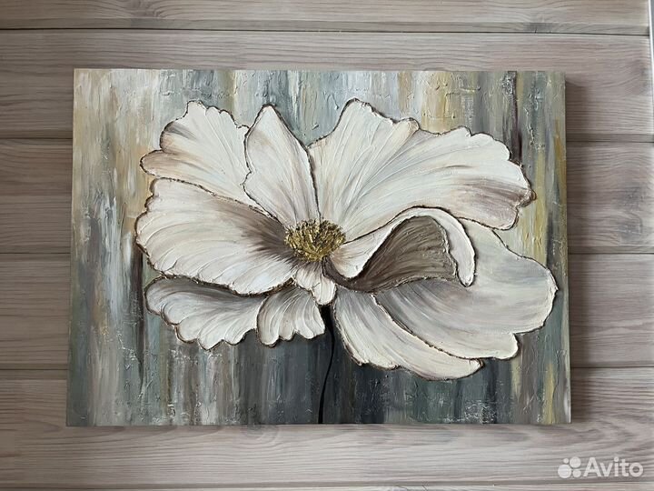 Большая интерьерная картина «Цветок»