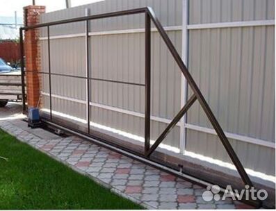 Каркас для откатных ворот