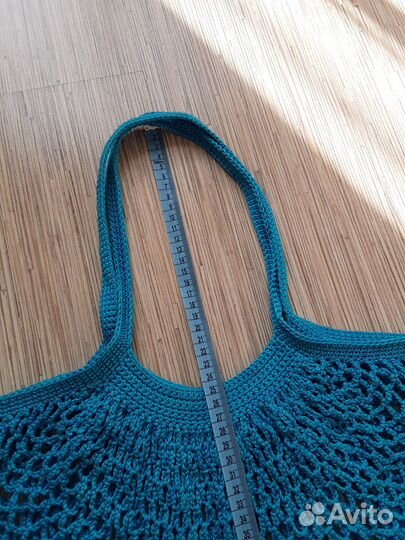 Сумка авоська шоппер вязаная
