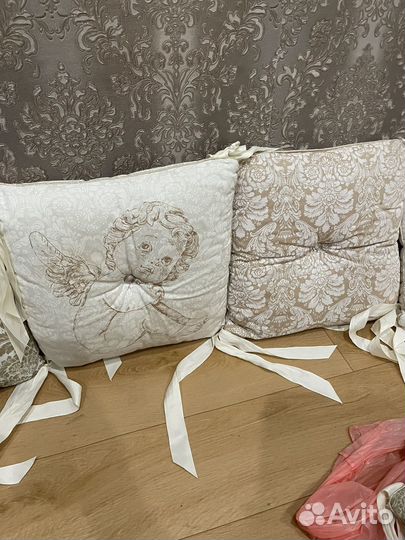 Подушка бортики на кровать