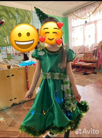 Платье елочки