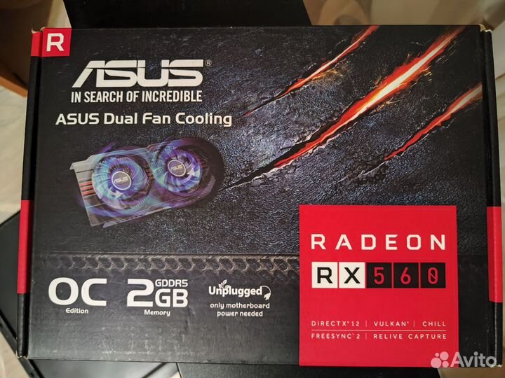 Видеокарта rx 560