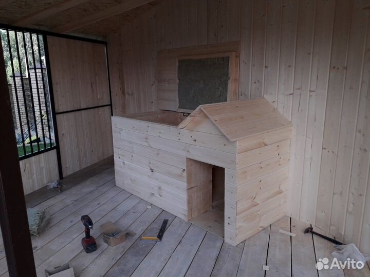 Будка для собаки утепленная