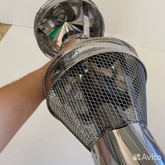 Колпак на коаксиальный дымоход