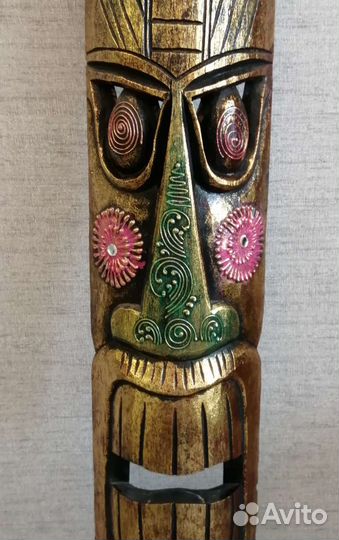 Маска оберег из дерева (1м 50см)