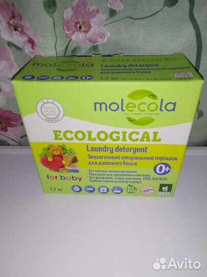 Molecola Ecological Стиральный порошок 1,2кг