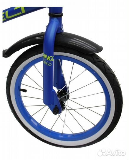 Велосипед Welt Dingo 16 2021 Blue/acid green