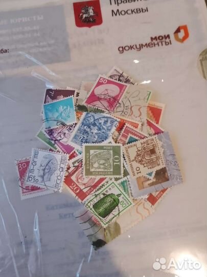 Марки разных стран 100 шт