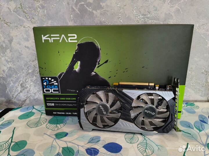 Видеокарта rtx 2060 12gb KFA2