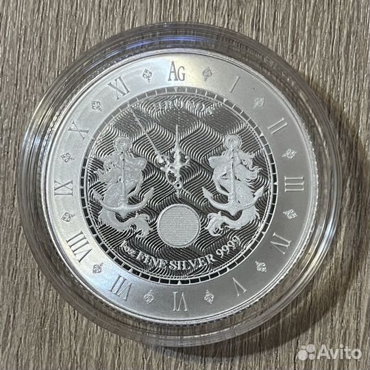 Серебряная монета Хронос Токелау 2021