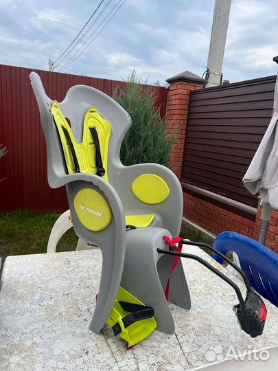 Детское велокресло на багажник Декатлон