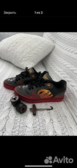 Кроссовки роликовые Heelys, 34р