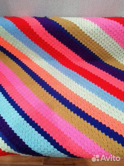 Плед вязаный