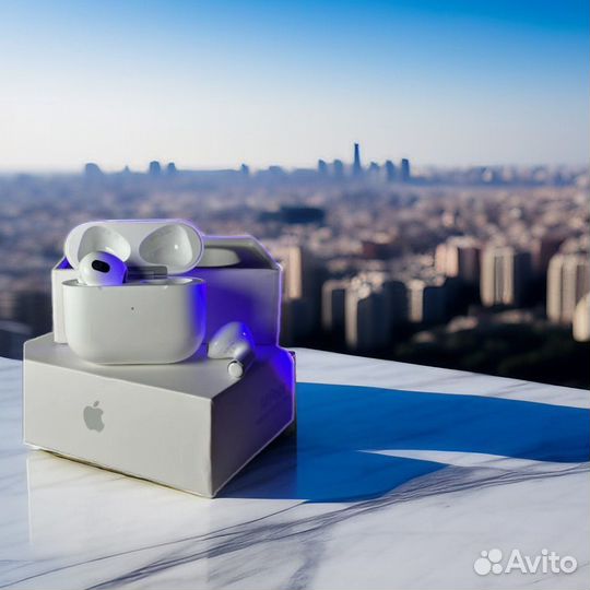 Беспроводные наушники AirPods 3+чехол в подарок