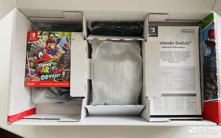 Новая Nintendo switch Mario Oddysey edition
