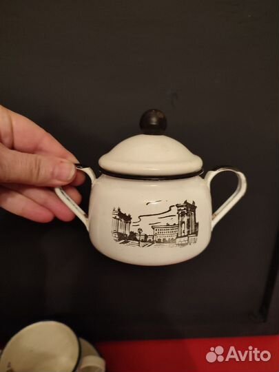 Эмалированная посуда винтаж