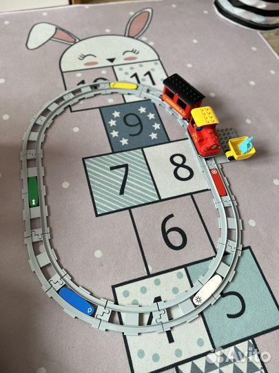 Lego duplo поезд на паровой тяге 10874