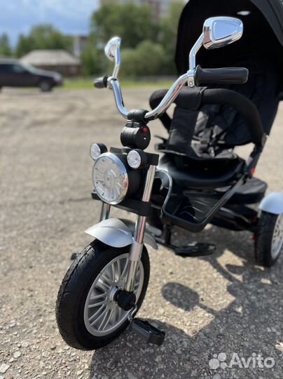 Велосипед трехколесный Luxmom black