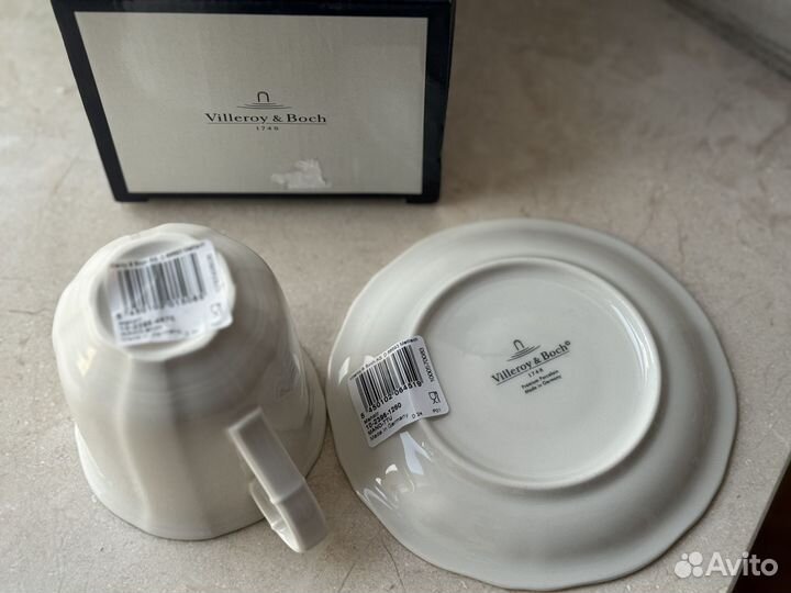 Villeroy&Boch новая чашка с блюдцем