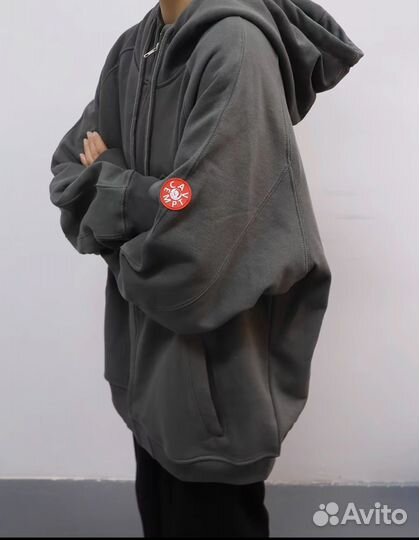 Зип худи cav empt серое, в наличии 100% хлопок
